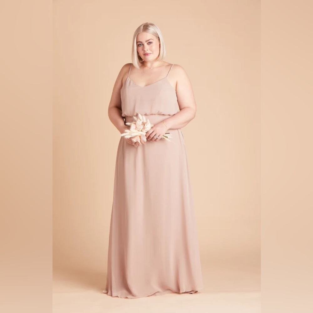Gwennie Dress - Taupe - No Slit